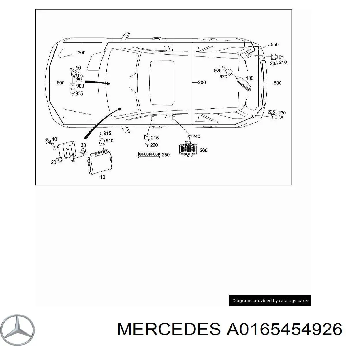 Купить A0165454926 Mercedes 