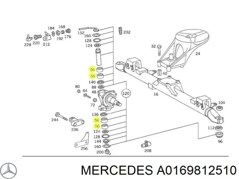  A0169812510 Mercedes