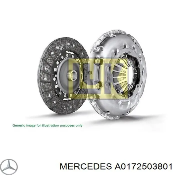 Сцепление A0172503801 Mercedes