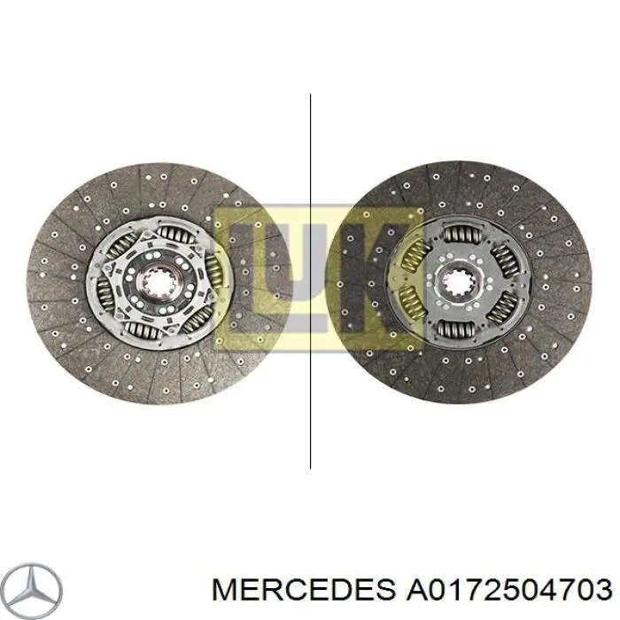 Диск сцепления A0172504703 Mercedes