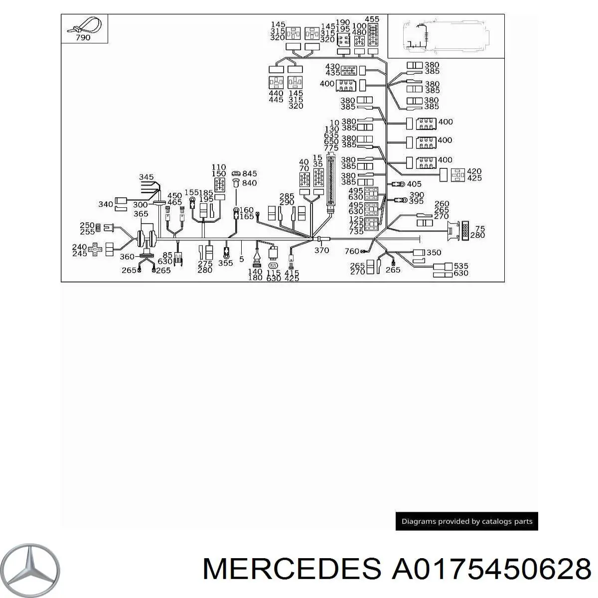 Купить A0175450628 Mercedes 