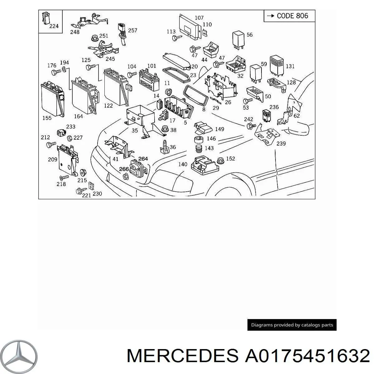  Mercedes 0175451632 цена, от 16.47 USD