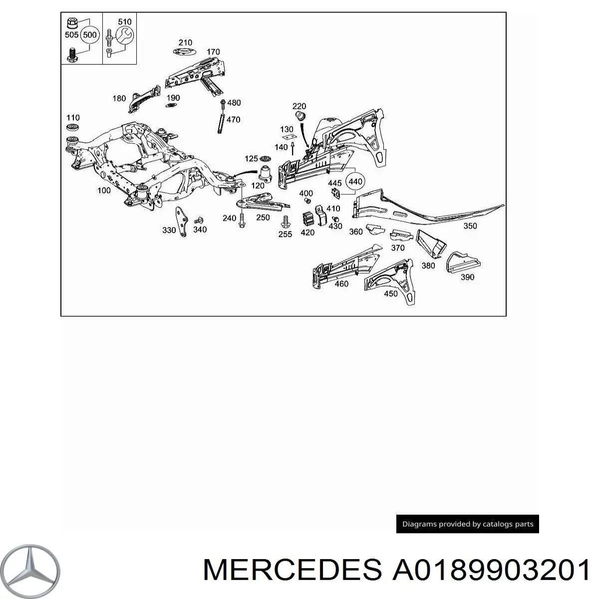 A0189903201 Mercedes 