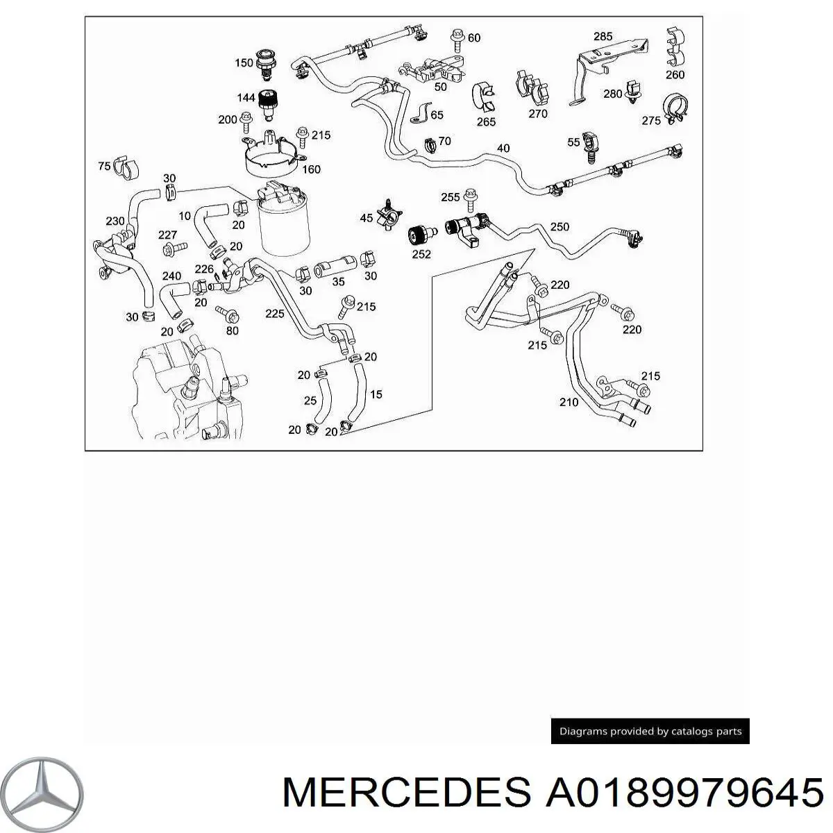 Mercedes A0189979645 цена, от 3.62 USD
