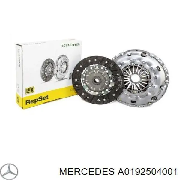 Комплект сцепления (3 части) Mercedes A0192504001 цена, от 198.97 USD