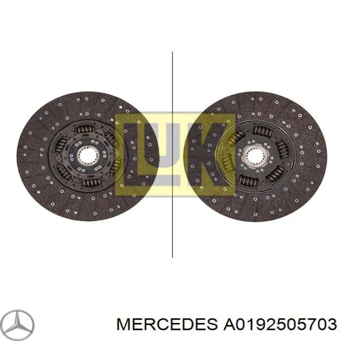 A0192505703 Mercedes диск сцепления