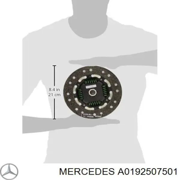 A0192507501 Mercedes сцепление