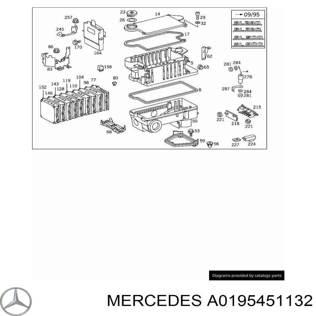 A0195451132 Mercedes 