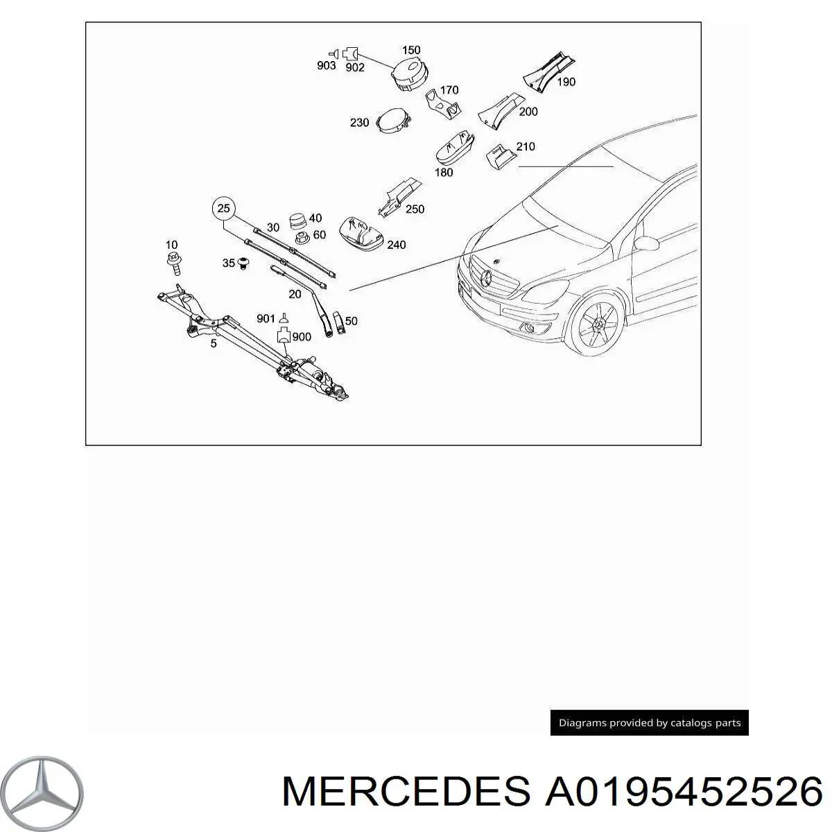  Mercedes A0195452526 цена, от 4.09 USD