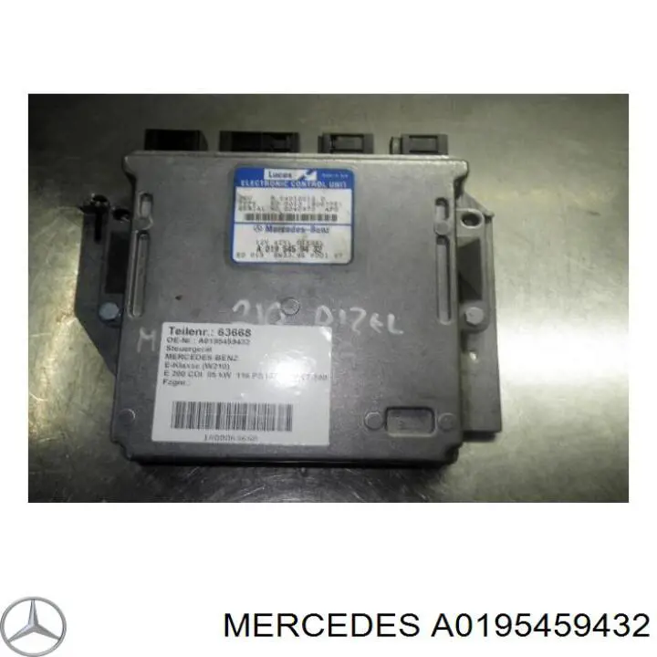 0195459432 Mercedes módulo de direção (centralina eletrônica de motor)