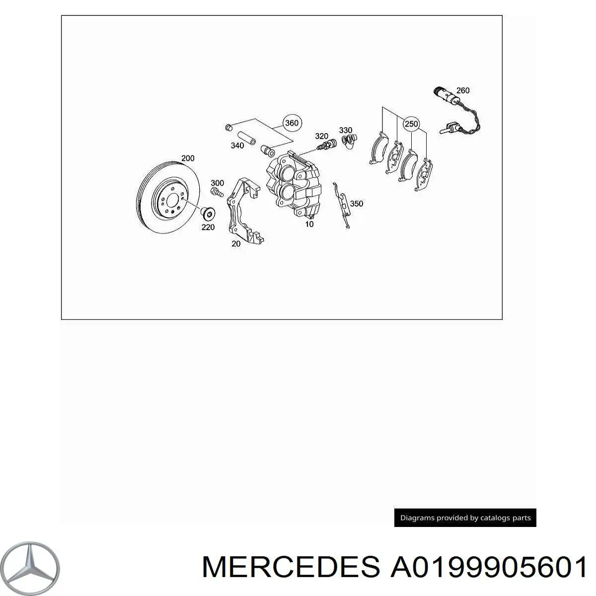  A0199905601 Mercedes