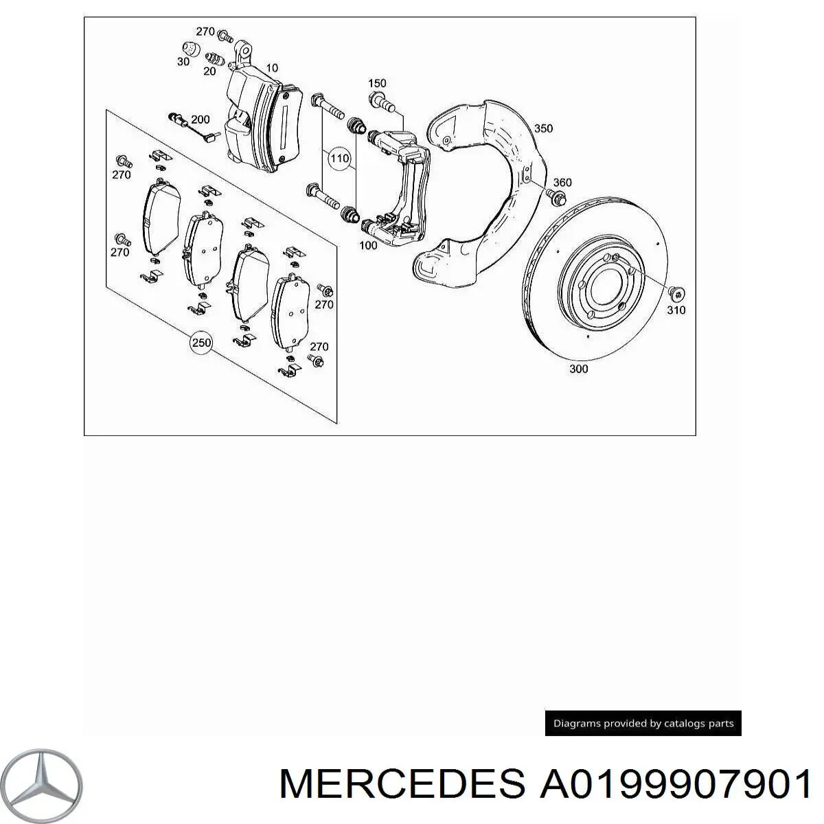 A0199907901 Mercedes 