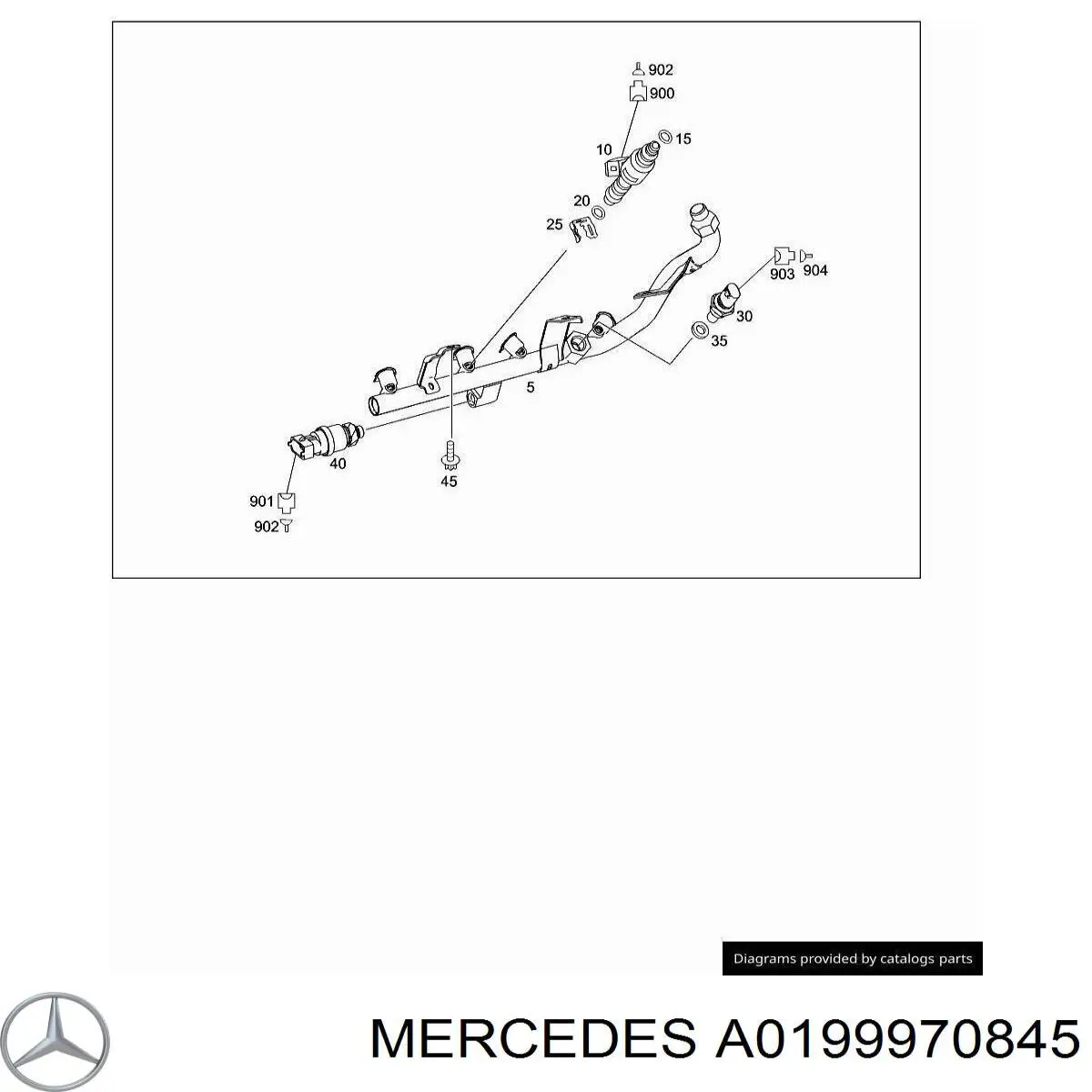 0199970845 Mercedes 