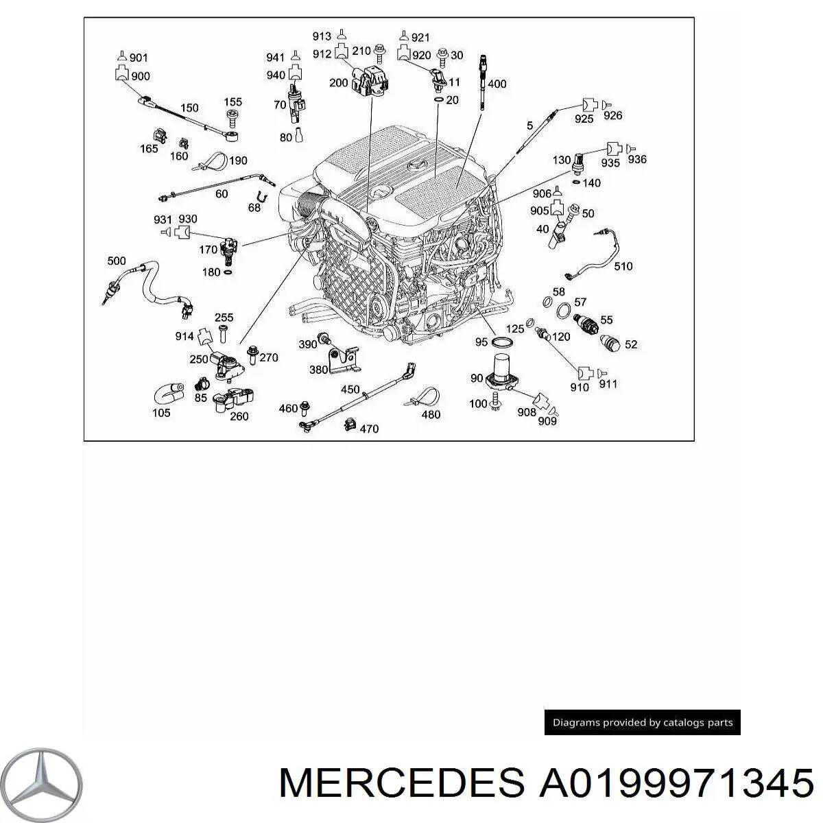 A0199971345 Mercedes 