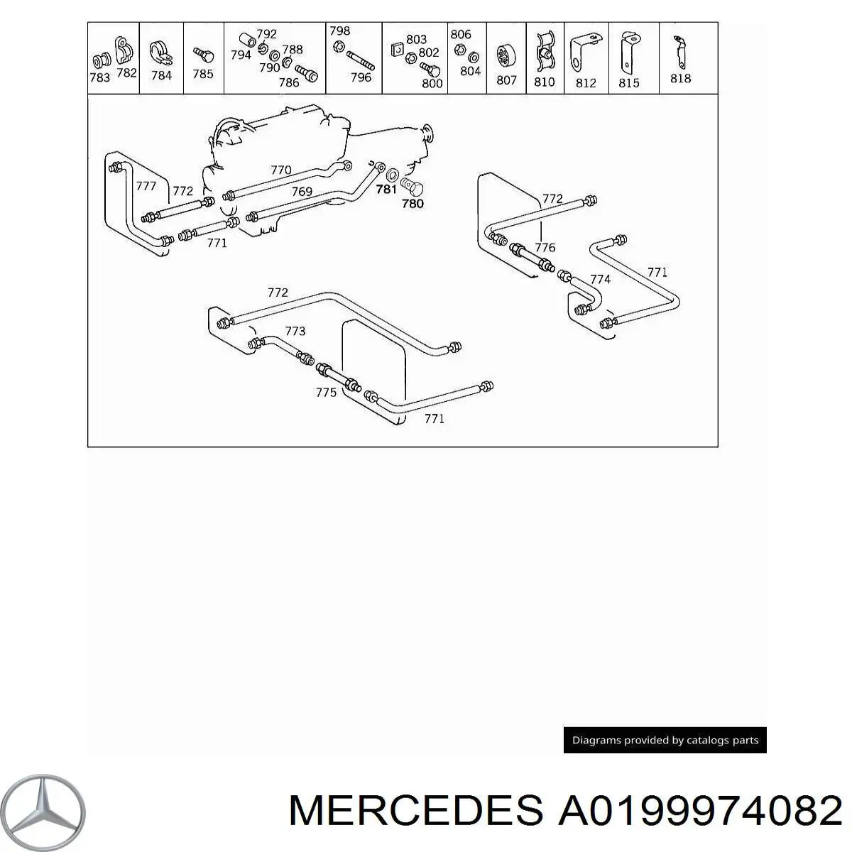  A0199974082 Mercedes