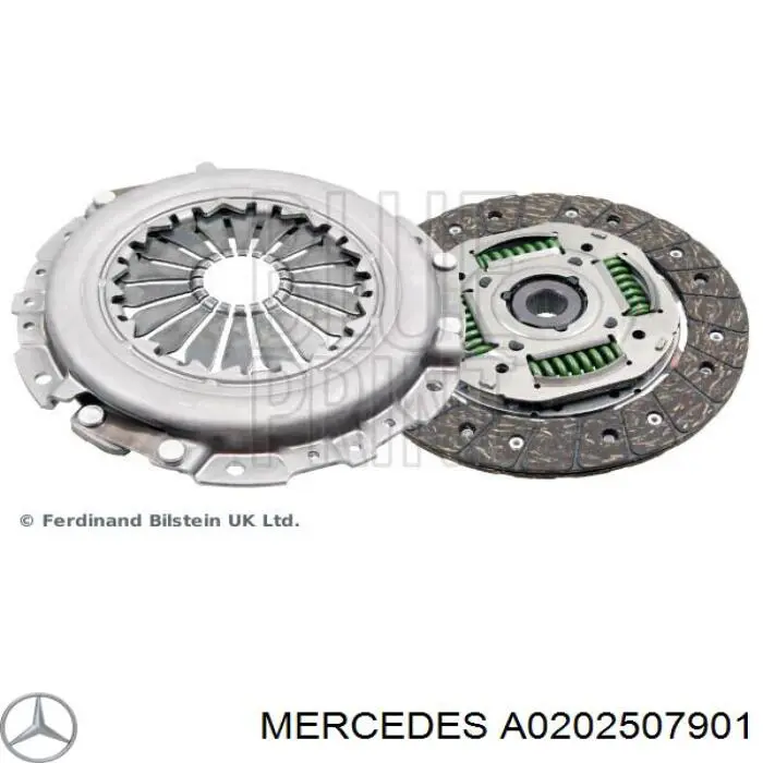 Комплект сцепления (3 части) Mercedes A0202507901 цена, от 60.81 USD
