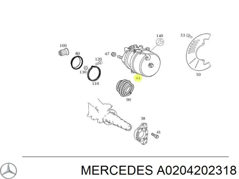 A0204202318 Mercedes 