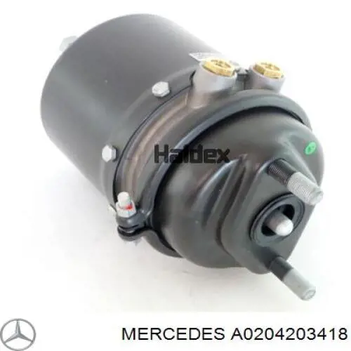 A0204203418 Mercedes камера тормозная (энергоаккумулятор)