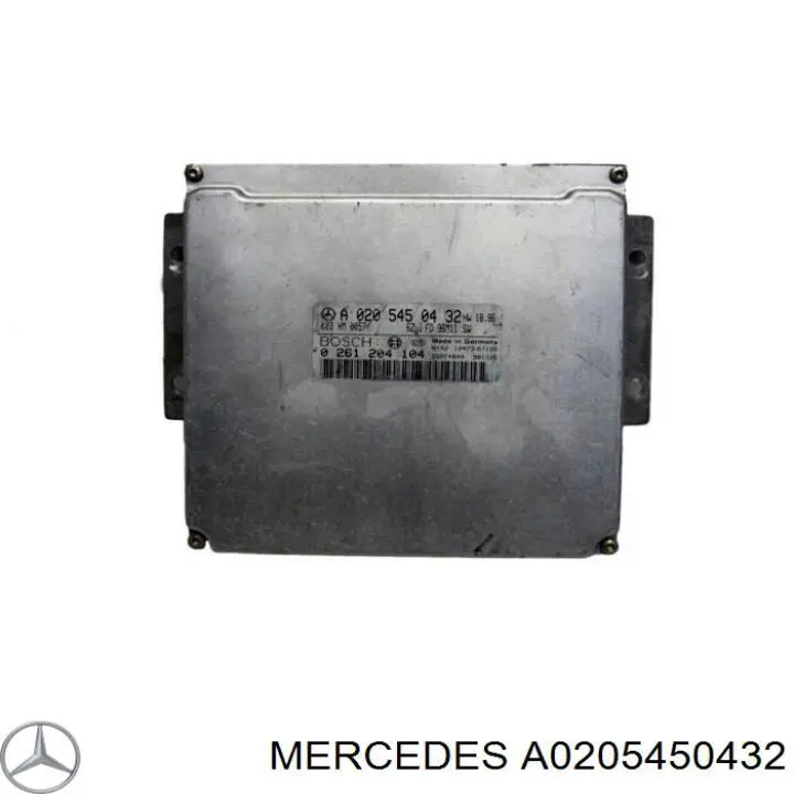 A0205450432 Mercedes módulo de direção (centralina eletrônica de motor)