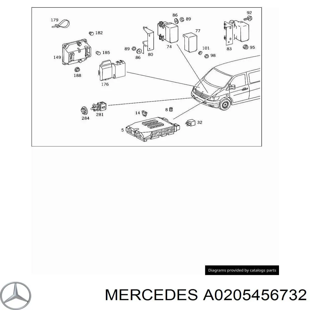  A020545673280 Mercedes