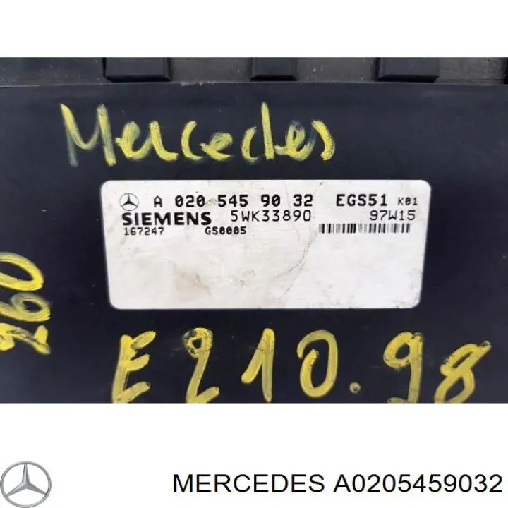 Блок управления акпп 0205459532 Mercedes