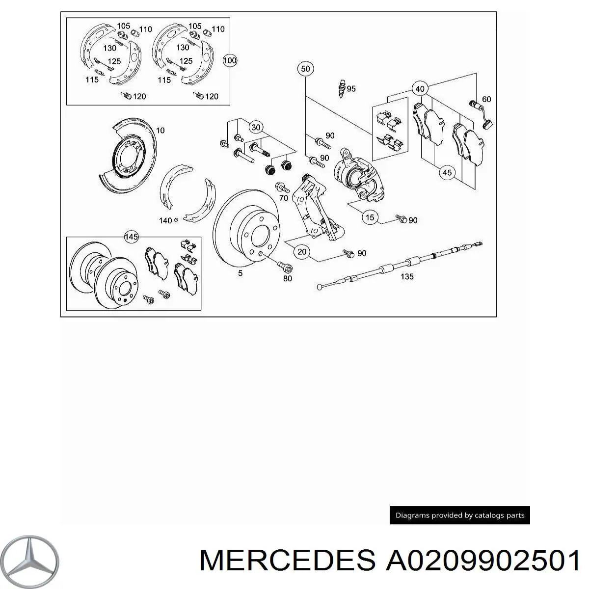  A0209902501 Mercedes