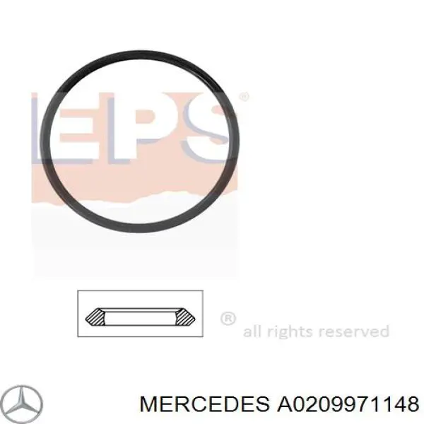 Прокладка термостата A0209971148 Mercedes