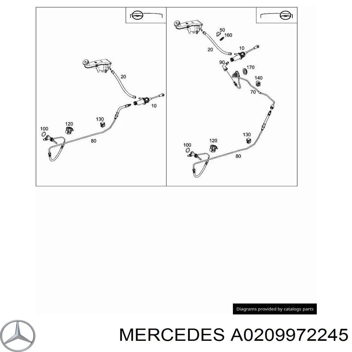  A0209972245 Mercedes