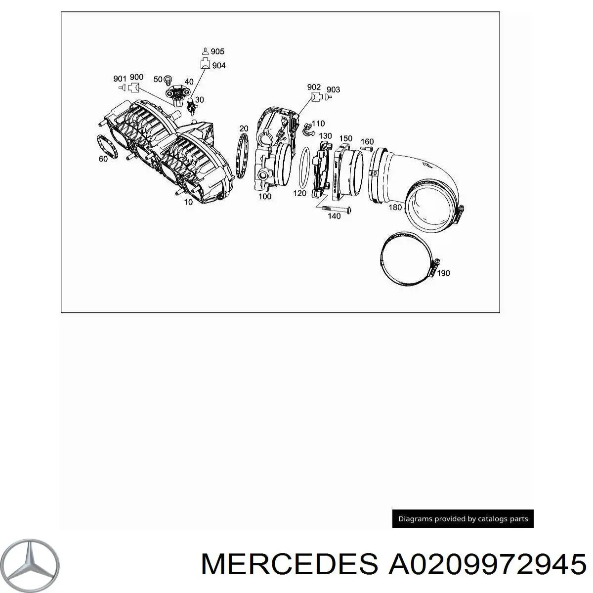 A0209972945 Mercedes 