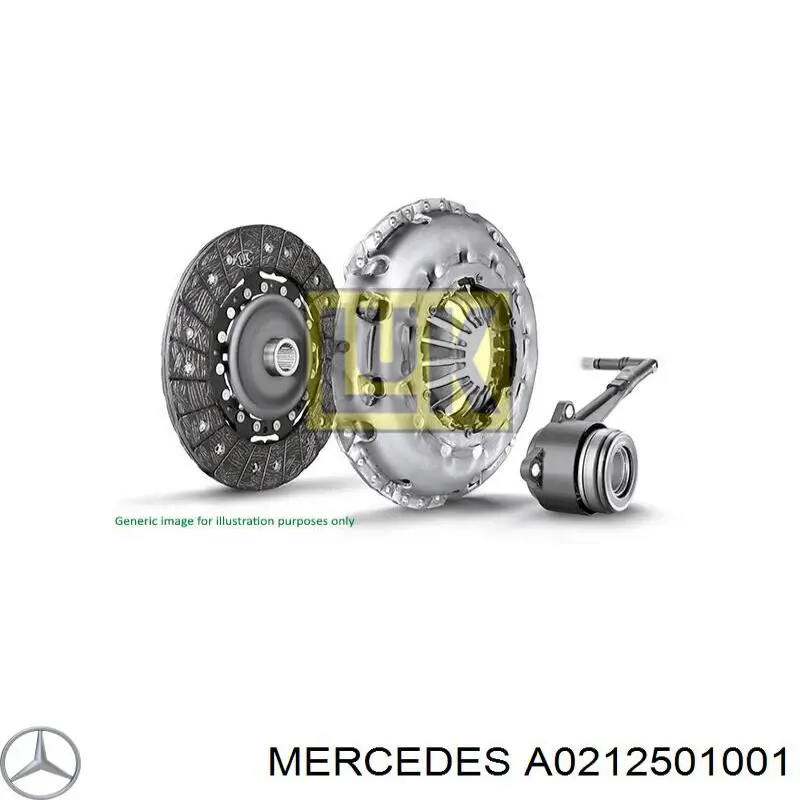 A0212501001 Mercedes сцепление