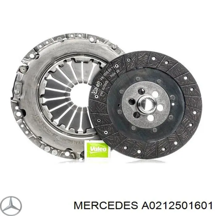 A0212501601 Mercedes kit de embraiagem (3 peças)