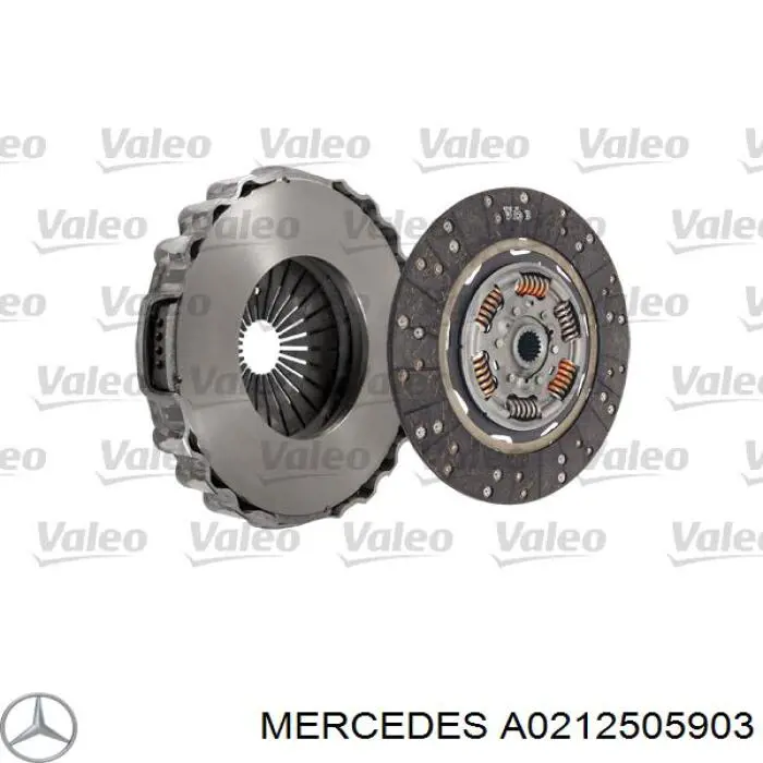 Диск сцепления A0212505903 Mercedes