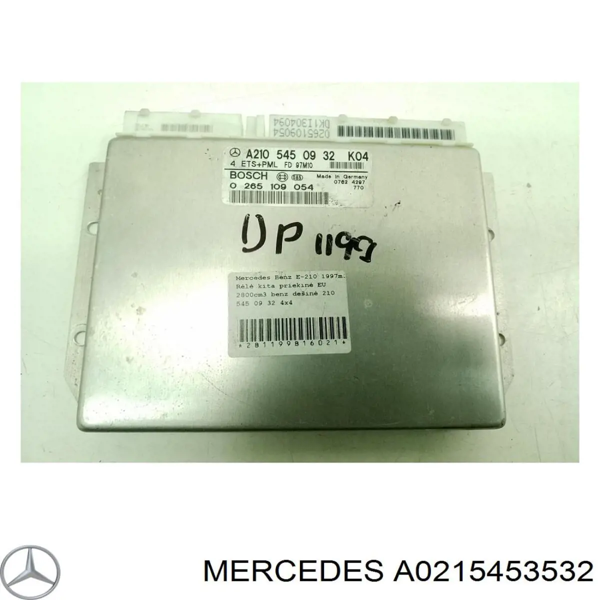 Блок управления ESP A0255456332 Mercedes