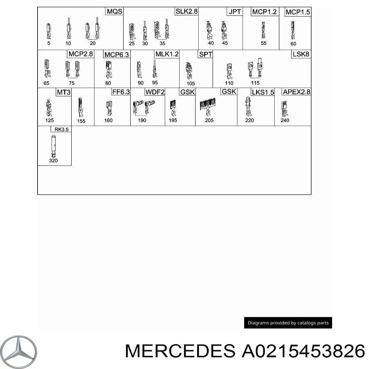 A0215453826 Mercedes 