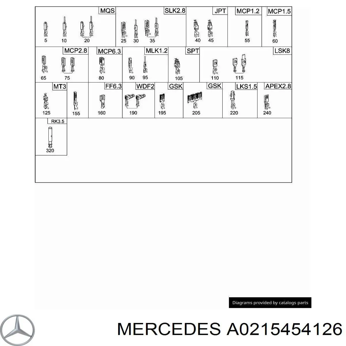 A0215454126 Mercedes 