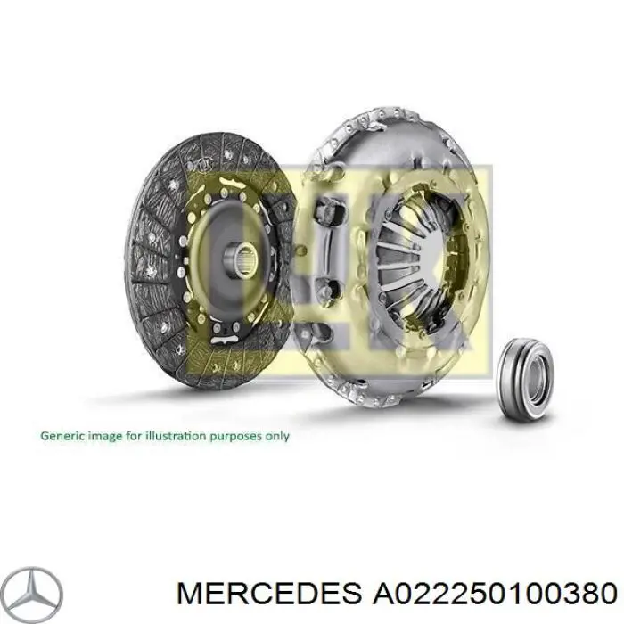 A022250100380 Mercedes диск сцепления