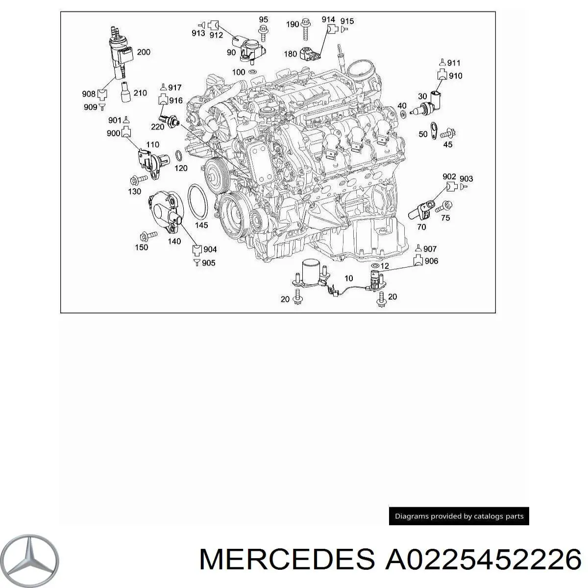  Mercedes A0225452226 цена, от 2.53 USD