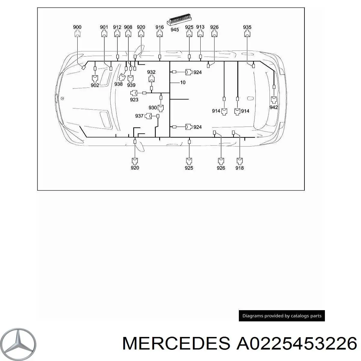 Купить A0225453226 Mercedes 