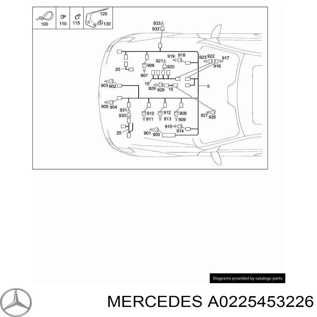  Mercedes A0225453226 цена, от 5.59 USD