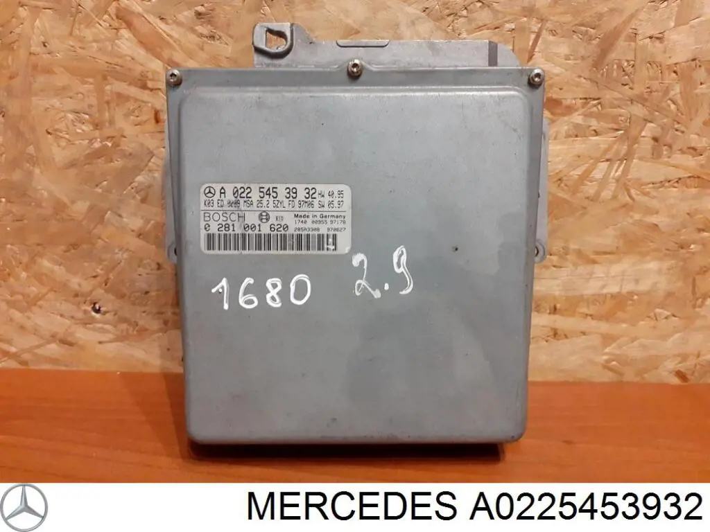 A0225453932 Mercedes módulo de direção (centralina eletrônica de motor)