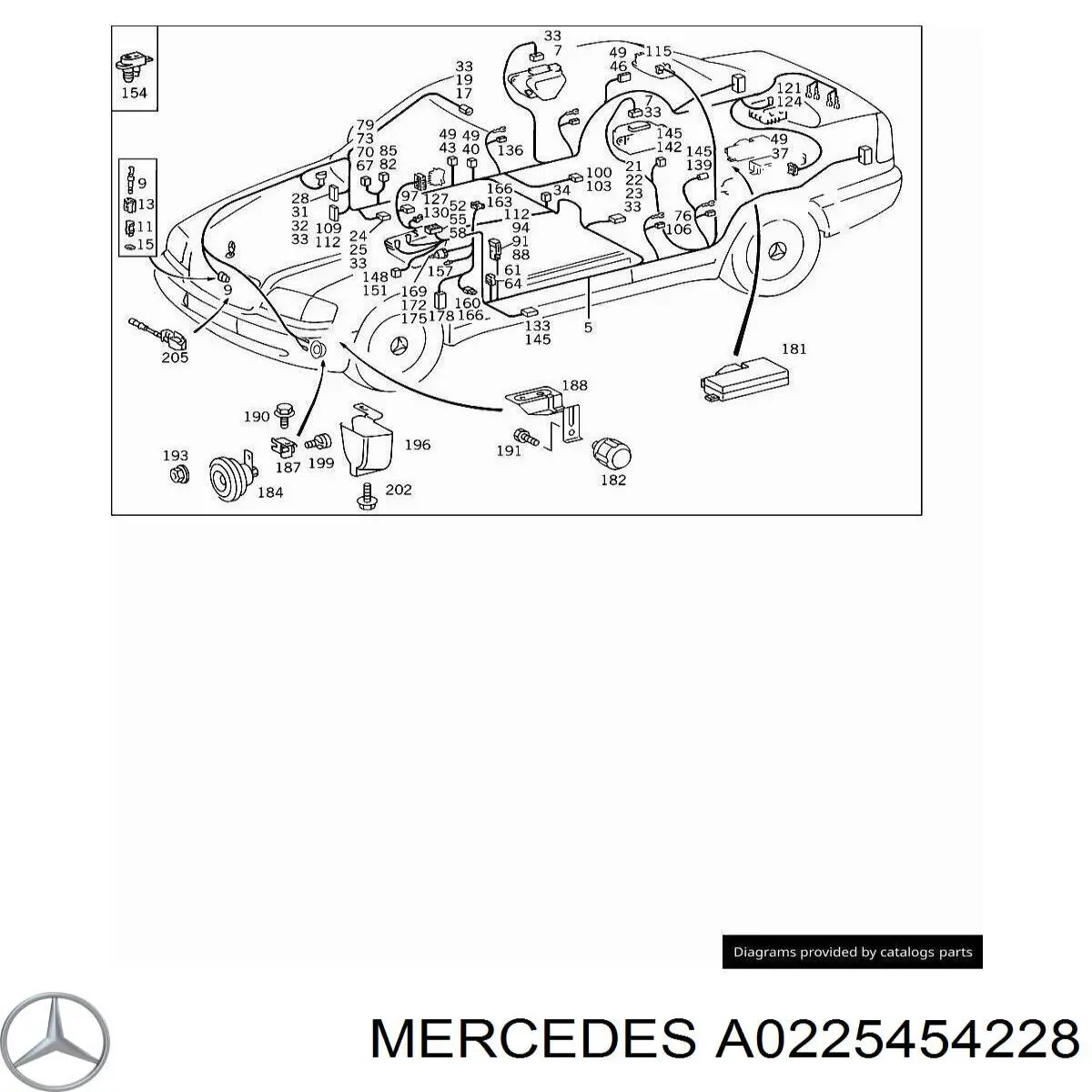 Купить A0225454228 Mercedes 