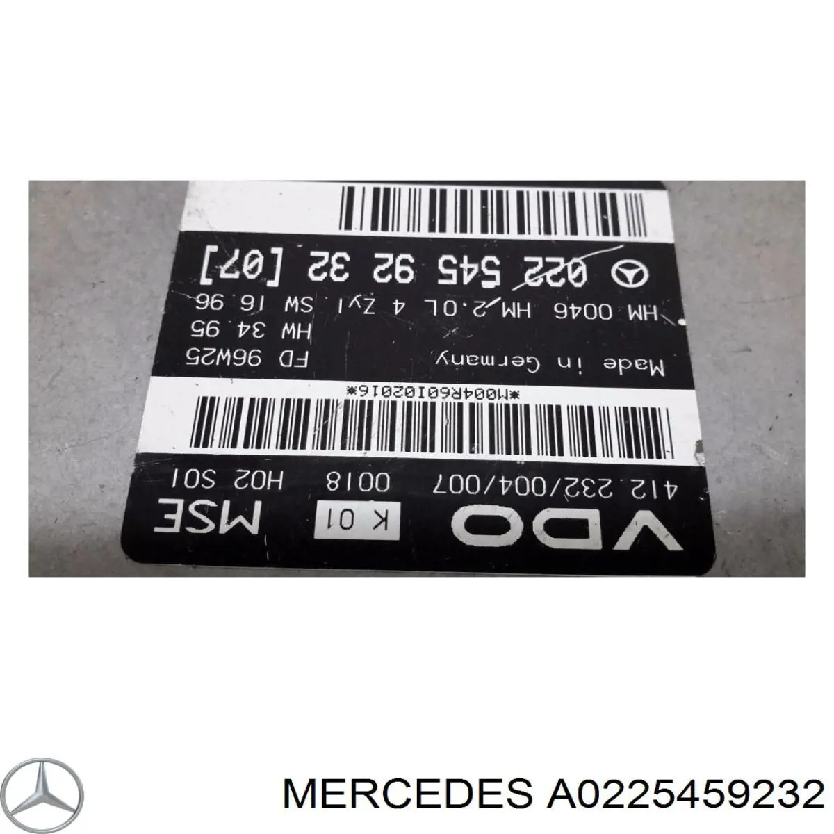  Mercedes A0225459232 цена, от 126.69 USD