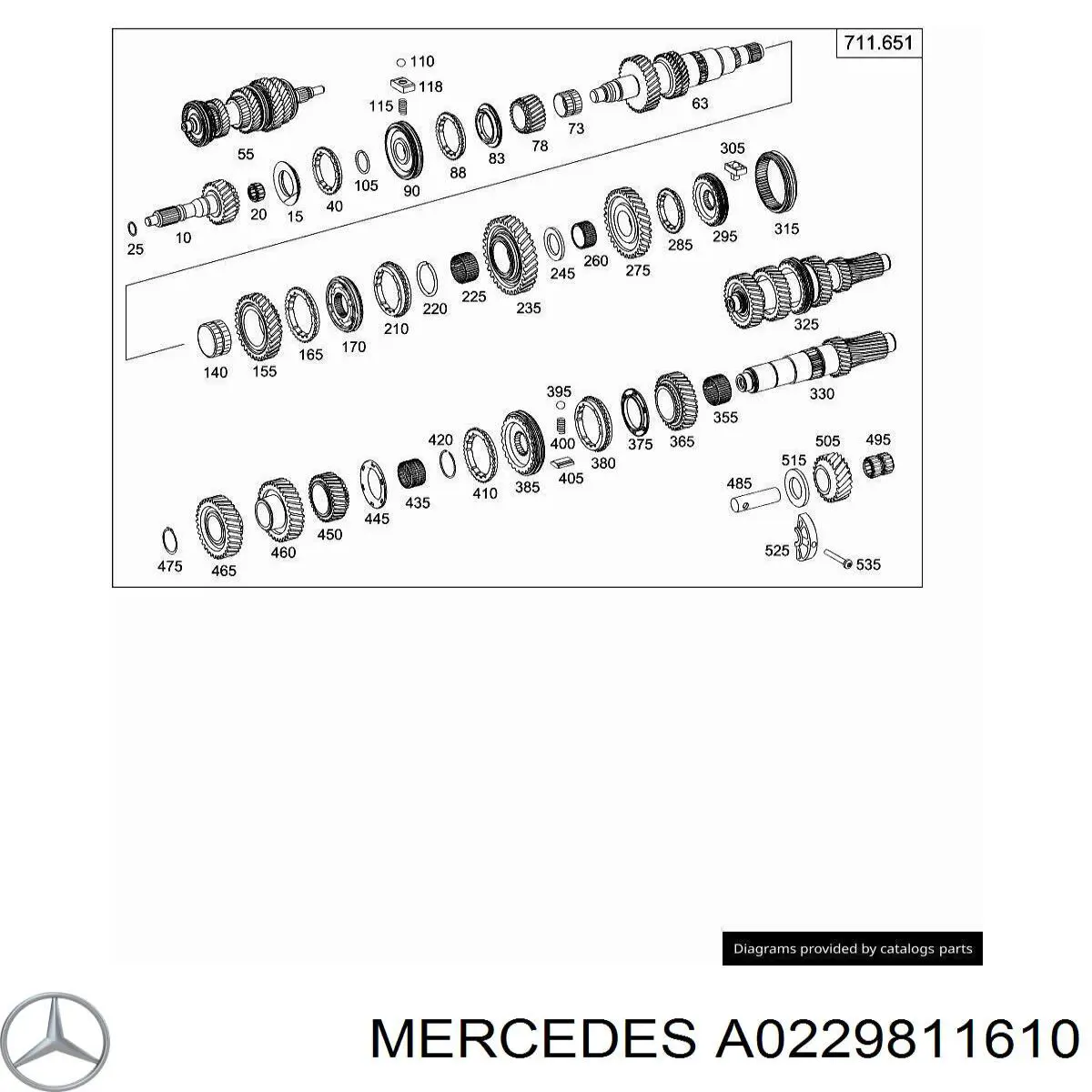 A0229811610 Mercedes 