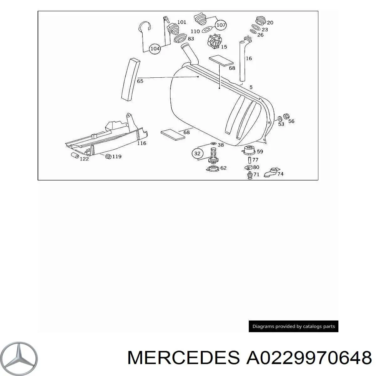 A0229970648 Mercedes 