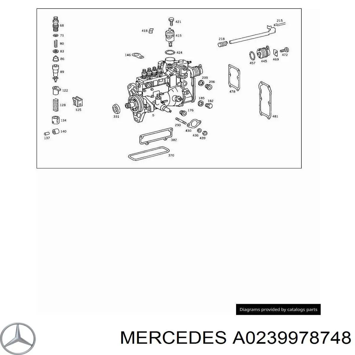 Уплотнитель топливного насоса Mercedes 0239978748 цена, от 3.71 USD