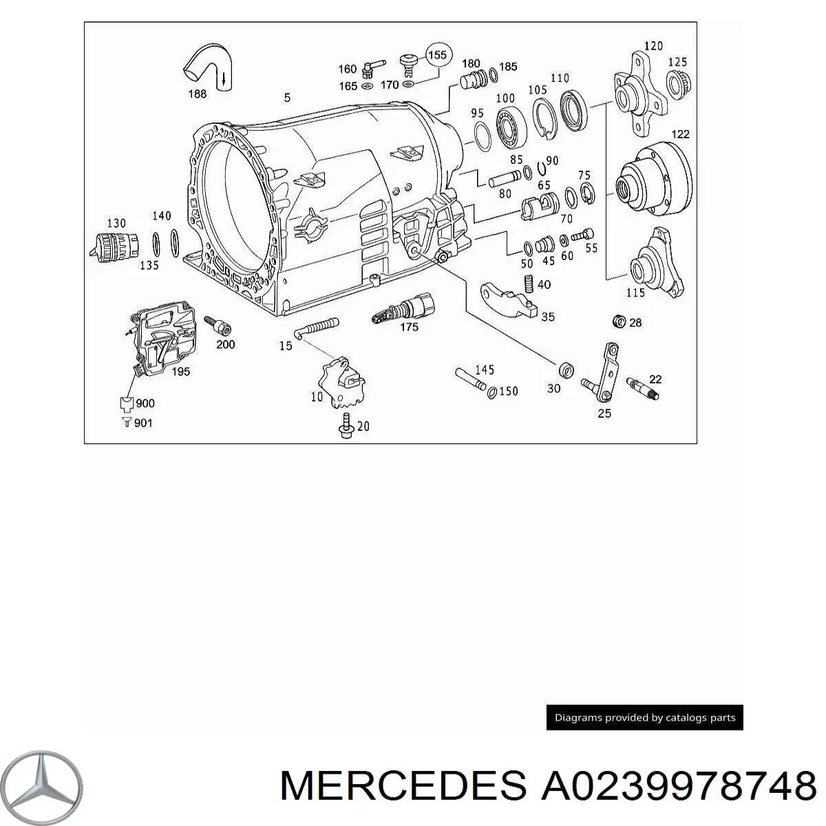 A0239978748 Mercedes compactador da bomba de combustível