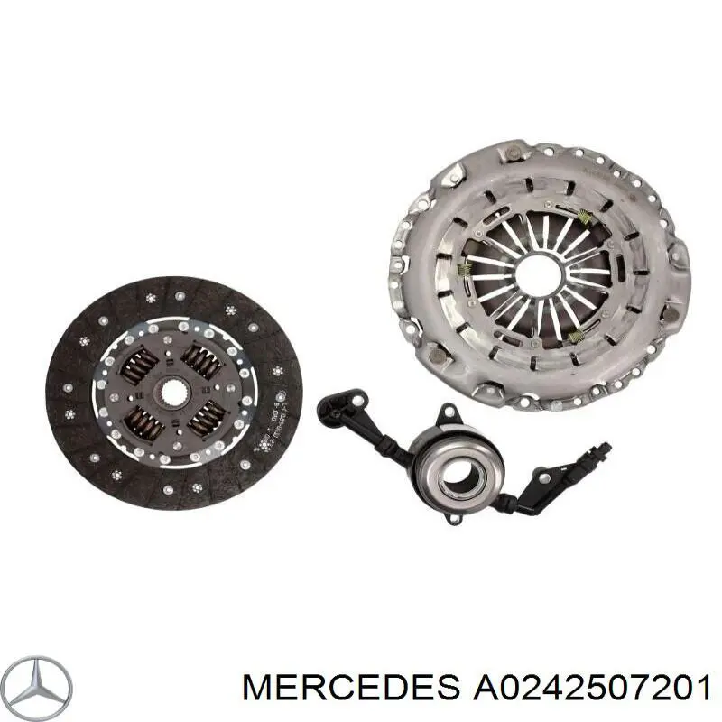 Купить 0242508401 Mercedes Комплект сцепления (диск, корзина, подшипник)