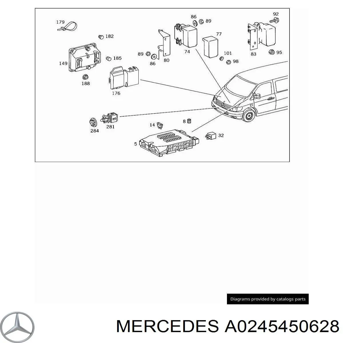 A0245450628 Mercedes