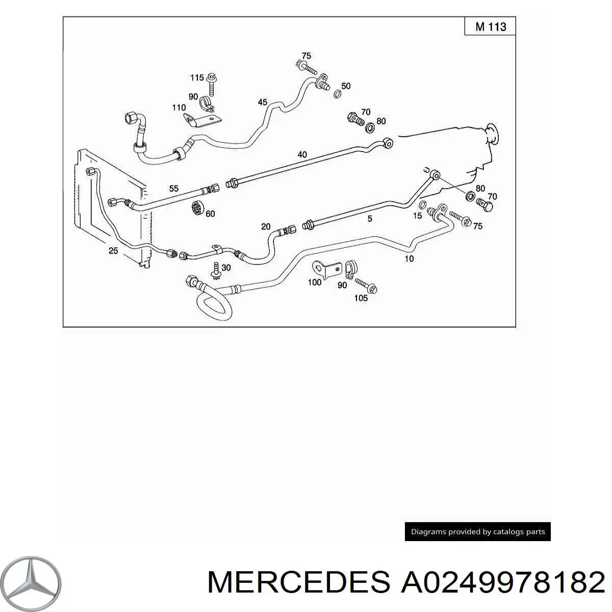  Mercedes A0249978182 цена, от 15.20 USD