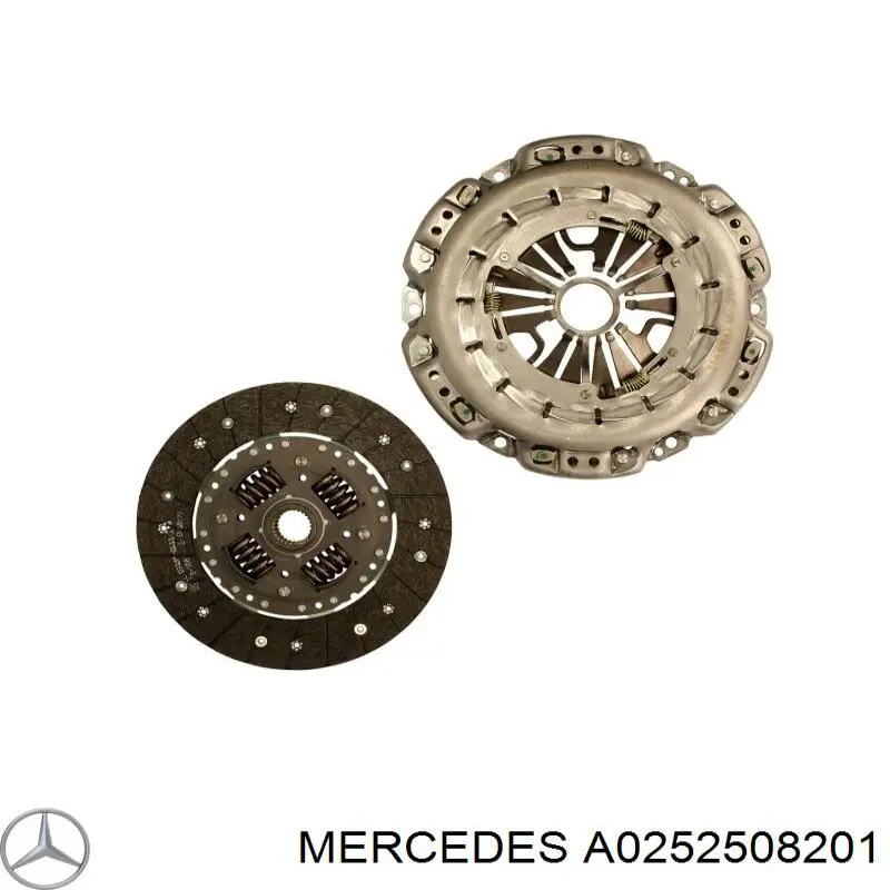 Комплект сцепления (3 части) Mercedes A0252508201 цена, от 1039.63 USD